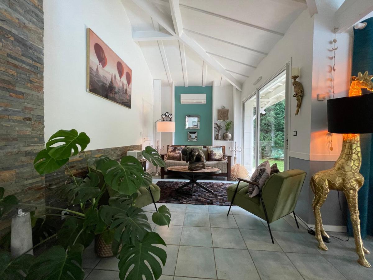 La Maison Blanche De Lanton Bagian luar foto